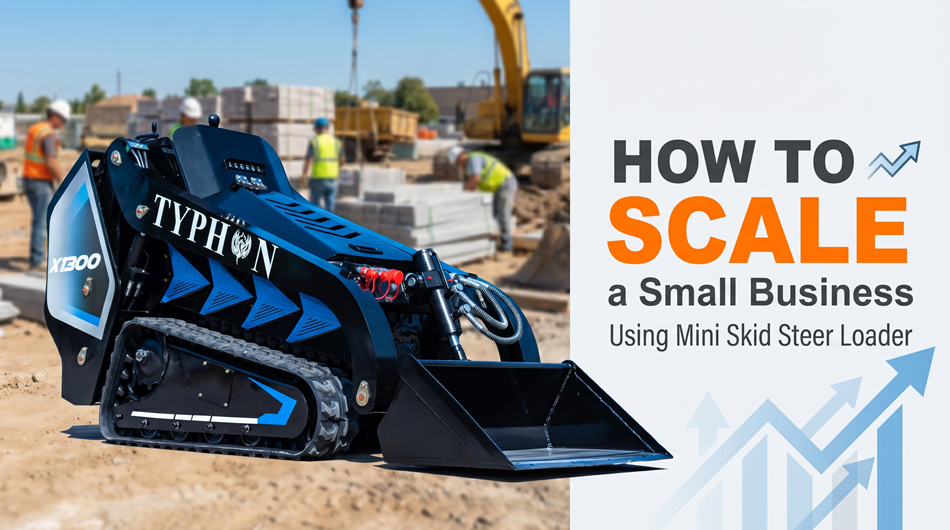 Scale Small Business Mini Skid Steer loader