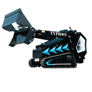 4-In-1 Bucket Combo Mini Skid Steer attachment for TYPHON STOMP X1300 & STOMP 509