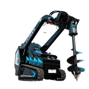 TYPHON STOMP X1300 & STOMP 509 Mini Skid Steer Auger Attachment 200mm Hydraulic