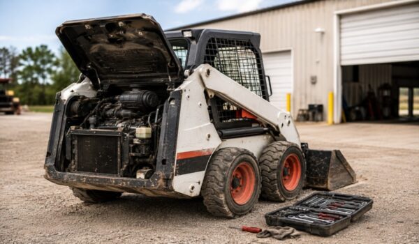 mini skid steer won't start