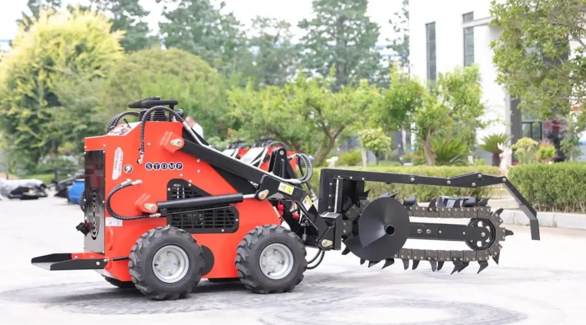 TYPHON Skid Steer Loader Trencher Attachment