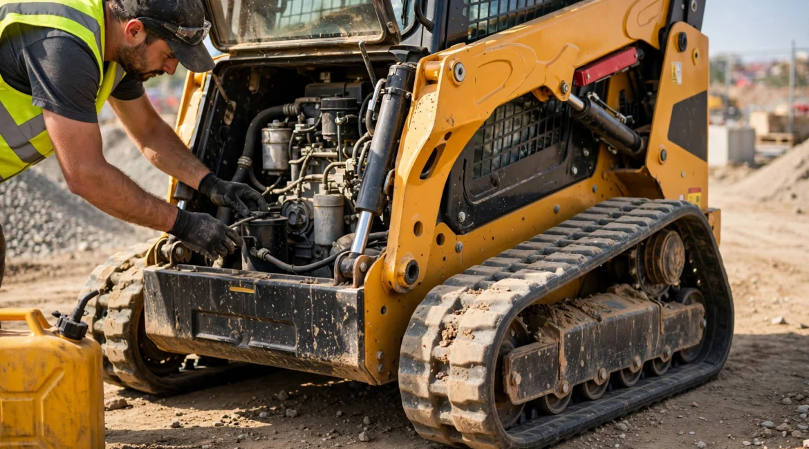 mini skid steer fuel consumption