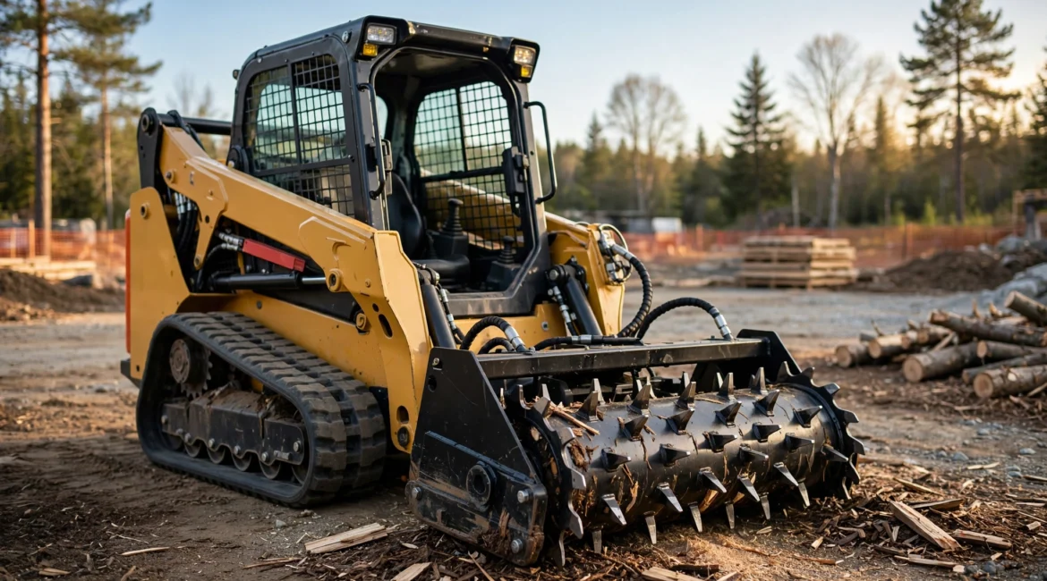 Mini Skid Steer Mulcher