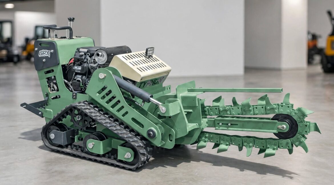 Mini Skid Steer Trencher Attachment