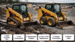 skid steer tracks vs tires