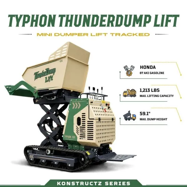 TYPHON Machinery Konstructz Series Equipment on Jobsite